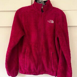 The North Face Jacket Womens Medium Osito Fleece Full Zip Fuschia Pink